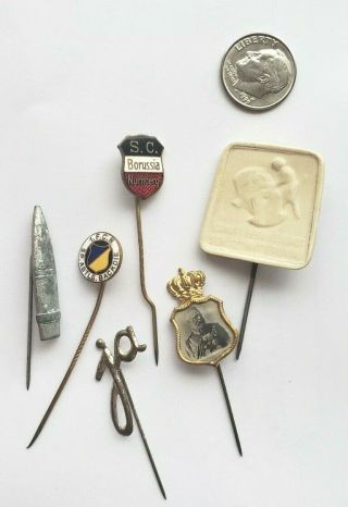 Ww2 German Stick Pins Brought Home By A U.  S.  3rd Infantry Div.  Soldier