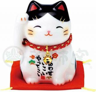 Maneki Nekoese Lucky Cat Figure Gift Doll Am - Y Japan 7434 From Japan