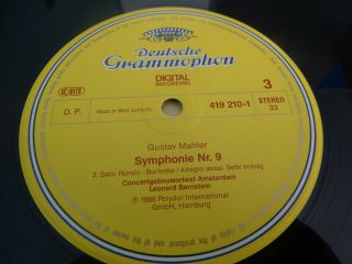 2 LP Box Leonard Bernstein Deutsche Grammophon Digital NM 3