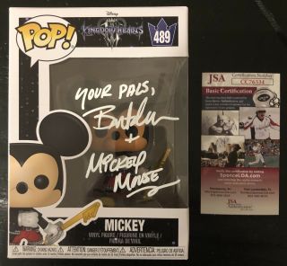Bret Iwan Autographed Signed Kingdom Hearts Iii 3 Mickey Mouse Funko Pop Jsa