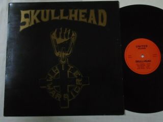 Skullhead - White Warrior Isd 1987 Vinyl Lp United Records Ex