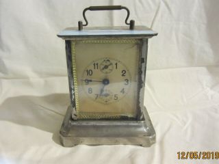 Vintage Junghans Mantle Clock A.  15 S For Parts/repair