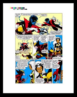 John Byrne X - Men 142 Rare Production Art Pg 13