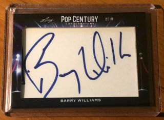 2019 Leaf Pop Century Barry Williams Greg Brady Cut Signature Autograph Card