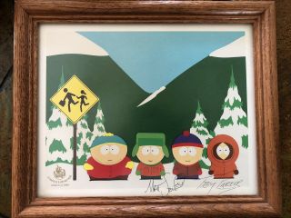 South Park Limited Edition Autographed Lithograph