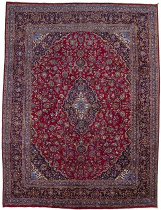 Semi Antique Traditional 10x13 Hand Knotted Oriental Living Dining Room Area Rug