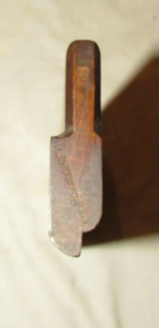 Wooden Plane By Mutter Side Round Moulding Old Woodworking Tool Plane