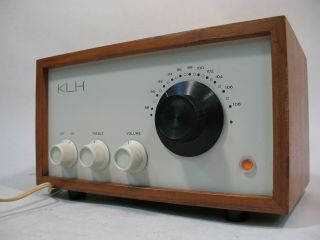 Vtg Mcm Mid Century Modern 1960 Klh Model 8 Eight Fm Receiver Tube Radio -
