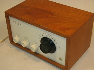 VTG MCM MID CENTURY MODERN 1960 KLH MODEL 8 EIGHT FM RECEIVER TUBE RADIO - 3