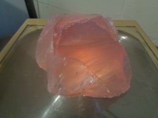 Andara Crystal Glass 600 Grams S5 " Hgw " Berry Pink Monatomic