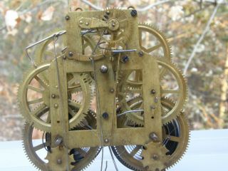 Antique Seth Thomas 5 7/8 " Clock Movement Parts Only For Repair