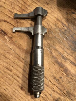 Vintage BROWN & SHARPE No 252 Inside Micrometer 1907 Patent Date 3