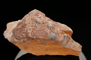 RARE OLD Native Gold in Sandstone & Azurite Specimens SINBAD VALLEY,  COLORADO 2