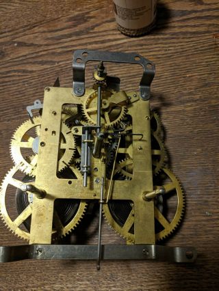 Antique E.  Ingraham Co.  Bristol Conn.  Usa Mantle Clock Movement Parts