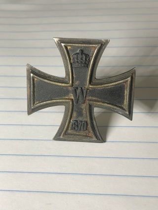 1870 Iron Cross Ek1 Badge Medal Pre Ww1 German Prussian Army
