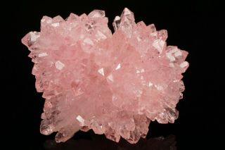Exceptional Old Rose Quartz Crystal Cluster Pitorra Claim,  Brazil