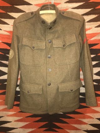 Wwi Us Army Band Wool Tunic Sz 40 Vgc Jacket Uniform Doughboy Aef 1917 1918 Ww1