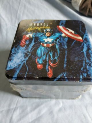 1993 Marvel Masterpieces Trading Cards Limited Edition Collector Tin - -