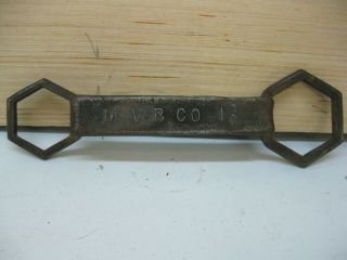 Antique Carriage Wagon Farm Implement Equipment Wrench Marked Mvb Co.