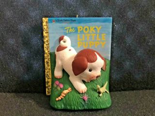 Hallmark Keepsake Poky Little Puppy Little Golden Books 2015 Christmas Ornament