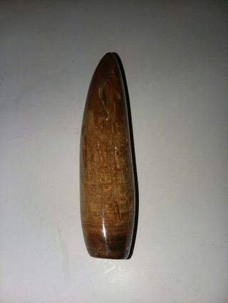 Polished Fossil Sperm Whale Tooth Core 3