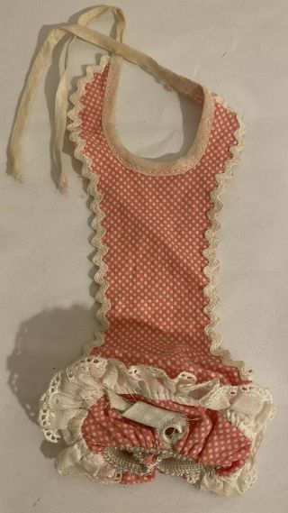 Madame Mme Alexander Kins Doll Swimsuit Romper Outfit Lace Pink Polka Dot
