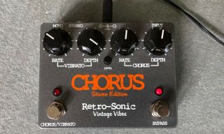 Retro - Sonic Chorus Stereo Edition - Vintage Vibes / Boss Ce - 1 With Power Supply