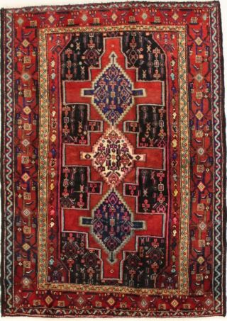 Dazzling Handmade Rare Bidjar Sanneh Accent Rug Oriental Home Carpet 4x6