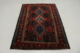 Dazzling Handmade Rare Bidjar Sanneh Accent Rug Oriental Home Carpet 4X6 3