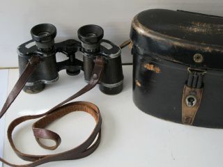 Wwi 1917 Zeiss Jena D.  F.  8x24 Blink - Gerät Binoculars Dienstglas Military - Rare