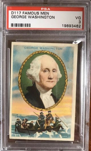 1920s D117 Famous Men George Washington Weber Baking Psa 3 Vg Rare Set Break