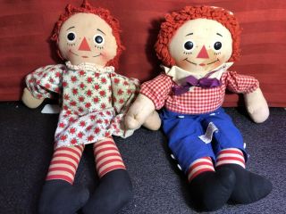 Vintage Raggedy Ann And Andy Doll Late 1960 