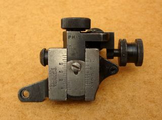 Parker Hale Ph5c Target Sight For Lee Enfield No.  4 Rifle W 6 - Hole Eyepiece