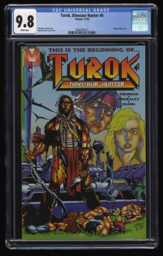Turok,  Dinosaur Hunter 0 Cgc Nm/m 9.  8 White Pages