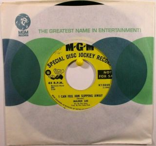 Mamie Lee Mgm 13850 Promo I Can Feel Him Slipping Away / Show Is Over No.  Soul