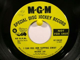 Mamie Lee MGM 13850 Promo I Can Feel Him Slipping Away / Show is Over No.  Soul 2