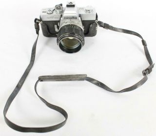 Vintage Minolta Japan Srt - 102 Film Camera 1:1.  2 58mm Lens Cameras