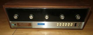 Vintage 1968 Heathkit Amplifier Aa15 Solid State Power Amplifier 75w