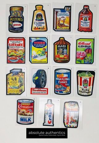 2019 Topps Attacky Packages Complete Set Wacky Packages Mars Attacks /382