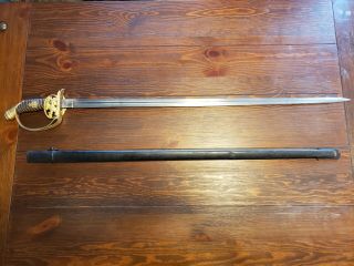 Ww1 Wwi Imperial German M1889 Prussian Officer Sword Rare Maker Wk&c