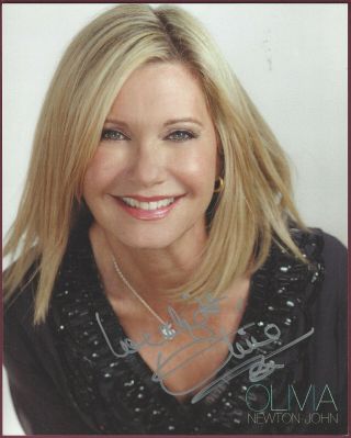 Olivia Newton - John,  Popular Singer,  Signed Photo,  Uacc Rd 036