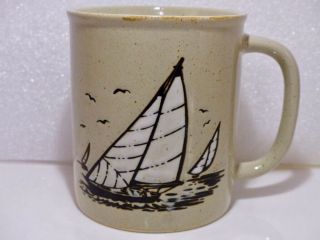 Vintage Otagiri Sailboat Mug - Made In Japan