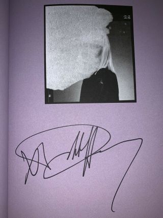 Blondie Deborah Debbie Harry Signed Book Face It Autographed 1/1 Nyc 10/1 Proof