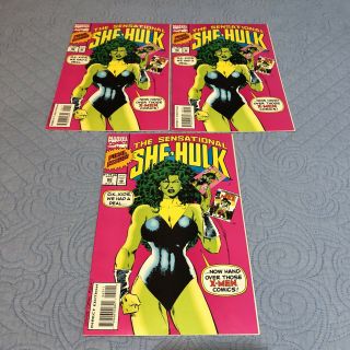 The Sensational She - Hulk 60 (vf/nm Vol2no.  60,  Feb.  1994) Comic Multiple Copies X3
