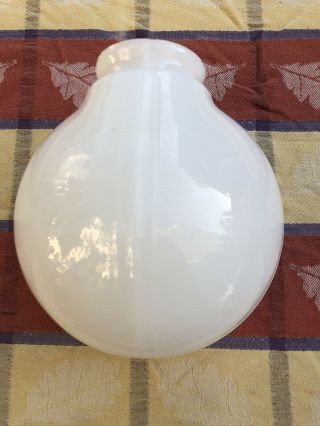Vintage 1920s Art Deco Milk Glass Lamp Shade For Wall Or Desk Lamp 3