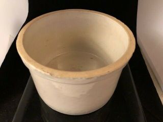 Small Primitive Stoneware Pottery Crock Comes In Vintage