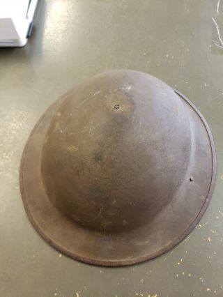 Vintage Wwi Era Brodie Doughboy Helmet Zd203 Military Army Ww1
