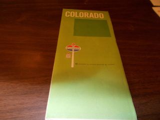 1968 Standard Oil Colorado Vintage Road Map