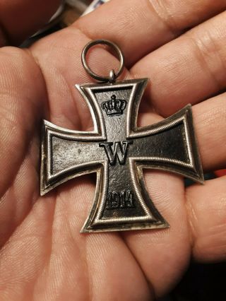 Ww1 German Iron Cross 2nd Class (1914) Ring Marked " F "