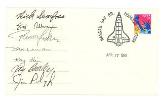 1998 Space Shuttle Columbia Sts - 90 Crew Signed Cachet Covers Fdc